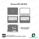 Dell Inspiron 5455, 5459 (P64G) Skin Vector Template