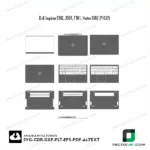 Dell Inspiron 5502, 5509, 7501, Vostro 5502 (P102F) Skin Vector Template