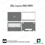 Dell Inspiron 5584 (P85F) Skin Vector Template