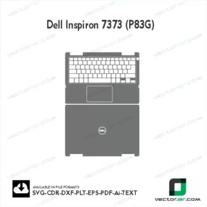 Dell Inspiron 7373 (P83G) Skin Vector Template