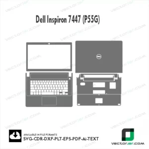 Dell Inspiron 7447 (P55G) Skin Vector Template