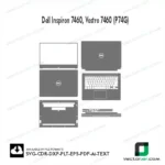 Dell Inspiron 7460, Vostro 7460 (P74G) Skin Vector Template