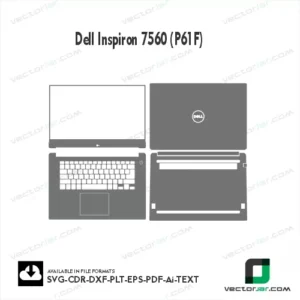 Dell Inspiron 7560 (P61F) Skin Vector Template