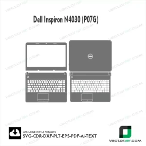 Dell Inspiron N4030 (P07G) Skin Vector Template