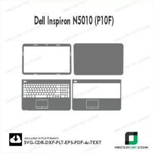 Dell Inspiron N5010 (P10F) Skin Vector Template