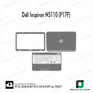 Dell Inspiron N5110 (P17F) Skin Vector Template