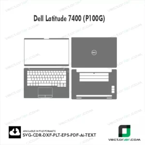 Dell Latitude 7400 (P100G) Skin Vector Template