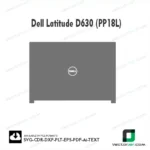 Dell Latitude D630 (PP18L) Skin Vector Template