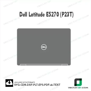Dell Latitude E5270 (P23T) Skin Vector Template