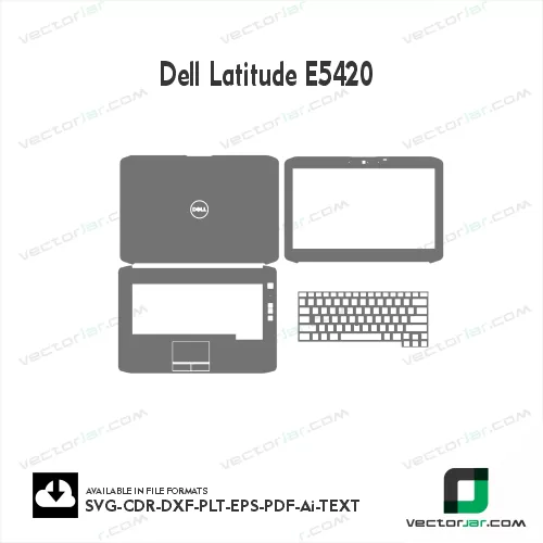 Dell Latitude E5420 Skin Vector Template