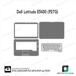 Dell Latitude E5430 (P27G) Skin Vector Template