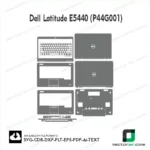 Dell Latitude E5440 (P44G001) Skin Vector Template