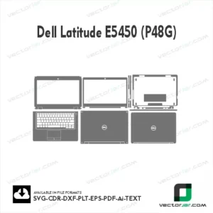 Dell Latitude E5450 (P48G) Skin Vector Template
