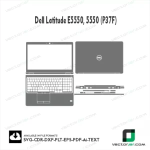 Dell Latitude E5550, 5550 (P37F) Skin Vector Template