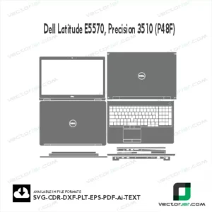 Dell Latitude E5570, Precision 3510 (P48F) Skin Vector Template