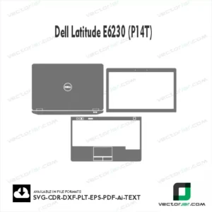 Dell Latitude E6230 (P14T) Skin Vector Template