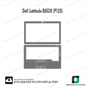 Dell Latitude E6320 (P12S) Skin Vector Template