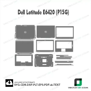 Dell Latitude E6420 (P15G) Skin Vector Template