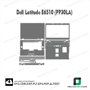 Dell Latitude E6510 (PP30LA) Skin Vector Template