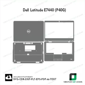 Dell Latitude E7440 (P40G) Skin Vector Template