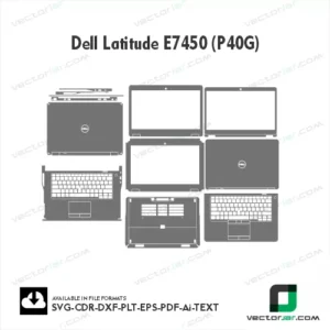 Dell Latitude E7450 (P40G) Skin Vector Template