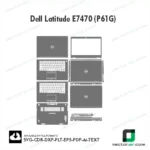 Dell Latitude E7470 (P61G) Skin Vector Template