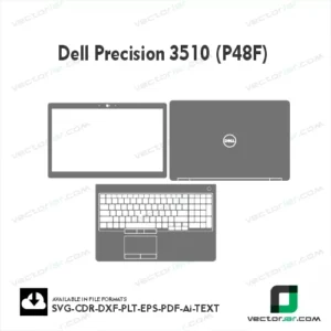 Dell Precision 3510 (P48F) Skin Vector Template