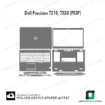 Dell Precision 7510, 7520 (P53F) Skin Vector Template