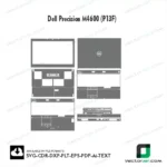 Dell Precision M4600 (P13F) Skin Vector Template