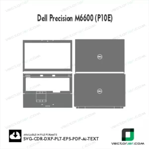 Dell Precision M6600 (P10E) Skin Vector Template