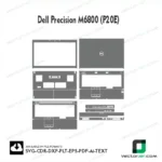 Dell Precision M6800 (P20E) Skin Vector Template