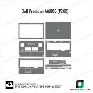 Dell Precision M6800 (P20E) Skin Vector Template