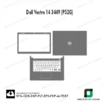 Dell Vostro 14 3449 (P52G) Skin Vector Template
