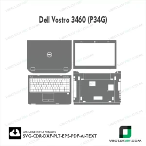Dell Vostro 3460 (P34G) Skin Vector Template