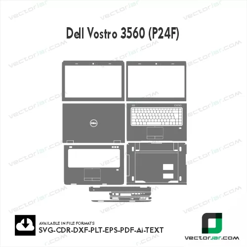 Dell Vostro 3560 (P24F) Skin Vector Template