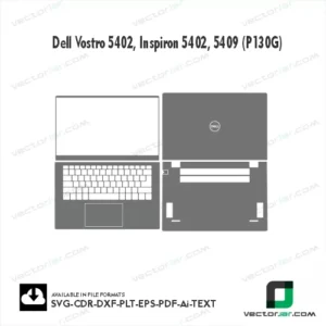 Dell Vostro 5402, Inspiron 5402, 5409 (P130G) Skin Vector Template