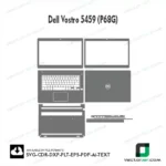 Dell Vostro 5459 (P68G) Skin Vector Template