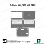 Dell Vostro 5468 (P75G) Skin Vector Template