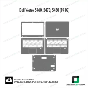 Dell Vostro 5468 (P75G) Skin Vector Template