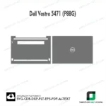 Dell Vostro 5471 (P88G) Skin Vector Template