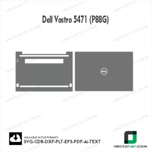 Dell Vostro 5471 (P88G) Skin Vector Template