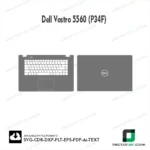 Dell Vostro 5560 (P34F) Skin Vector Template