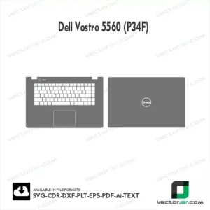 Dell Vostro 5560 (P34F) Skin Vector Template