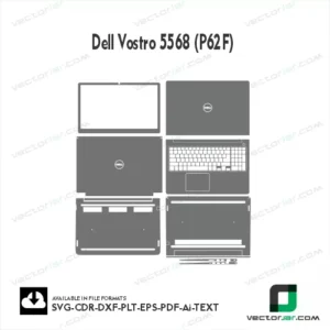 Dell Vostro 5568 (P62F) Skin Vector Template