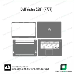 Dell Vostro 5581 (P77F) Skin Vector Template