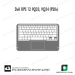 Dell XPS 12 9Q33, 9Q34 (P20s) Skin Vector Template