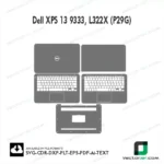 Dell XPS 13 9333, L322X (P29G) Skin Vector Template