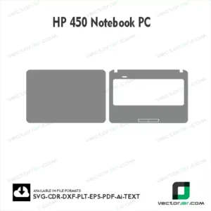 HP 450 Notebook PC Skin Vector Template