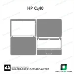 HP CQ40 Skin Vector Template