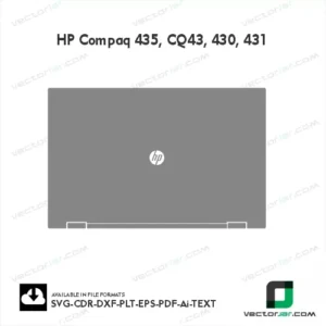 HP Compaq 435, CQ43, 430, 431 Skin Vector Template